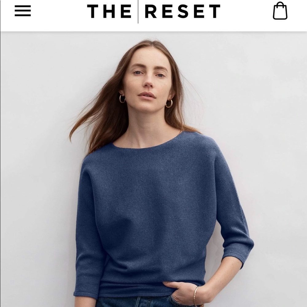 THE|RESET Ribbed Pullover XS